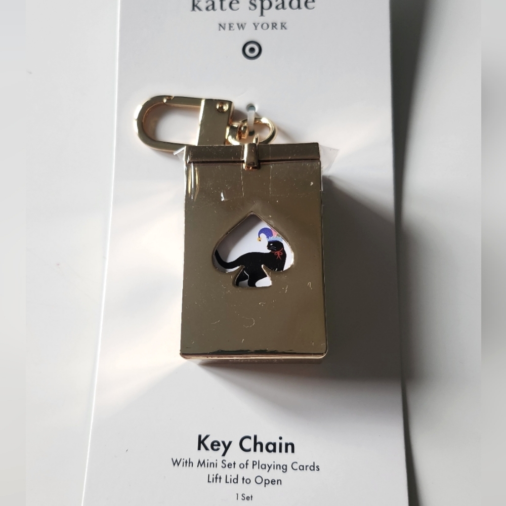 Kate Spade X Target Mini Deck of Cards Bag Charm Keychain